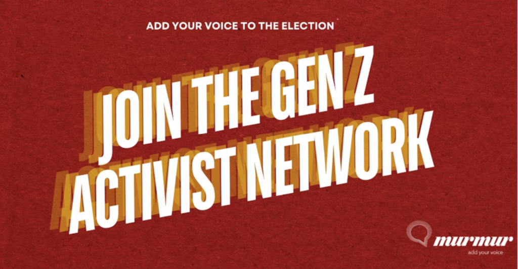 Add your voice to the election: Join the GenZ Activist Network!