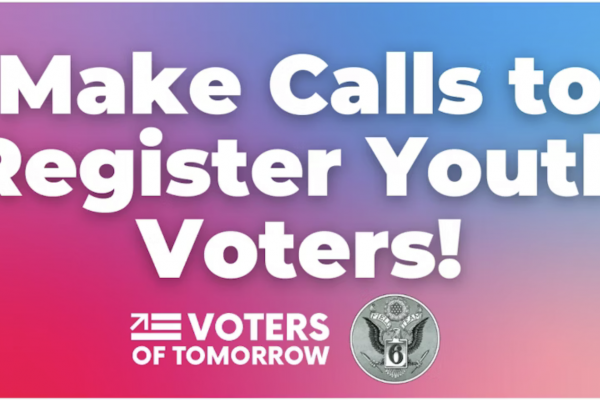 Make calls to register youth voters!